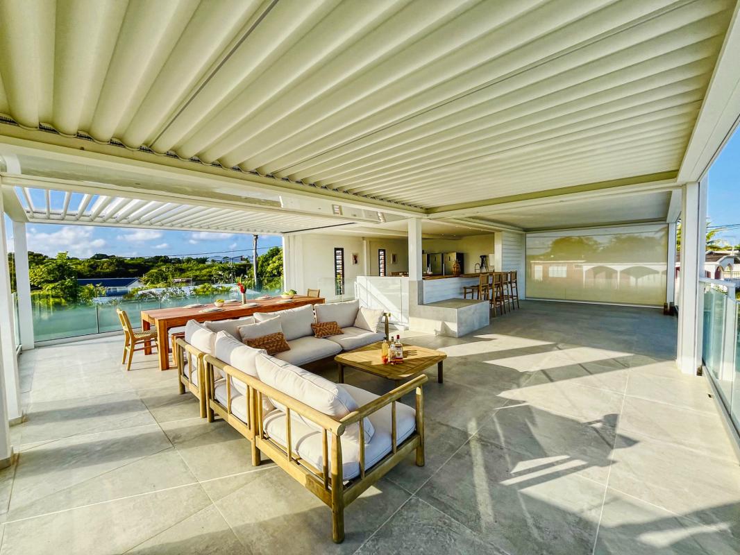 43. Location villa piscine roof top vue mer Saint François Guadeloupe-Roof Top